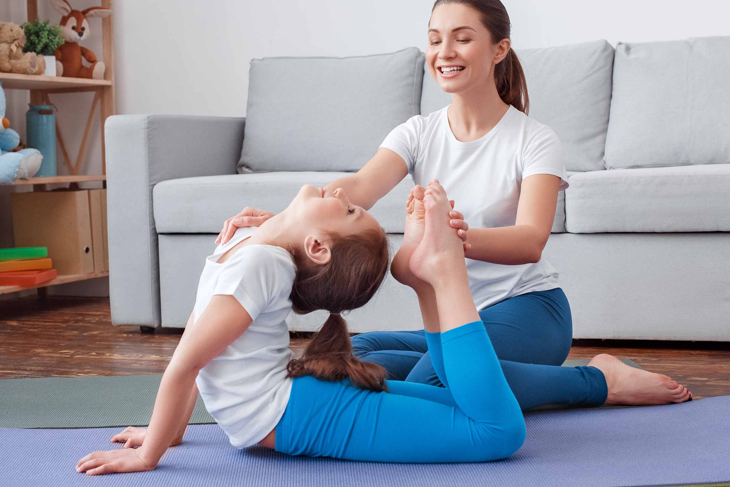 Contortionist performing