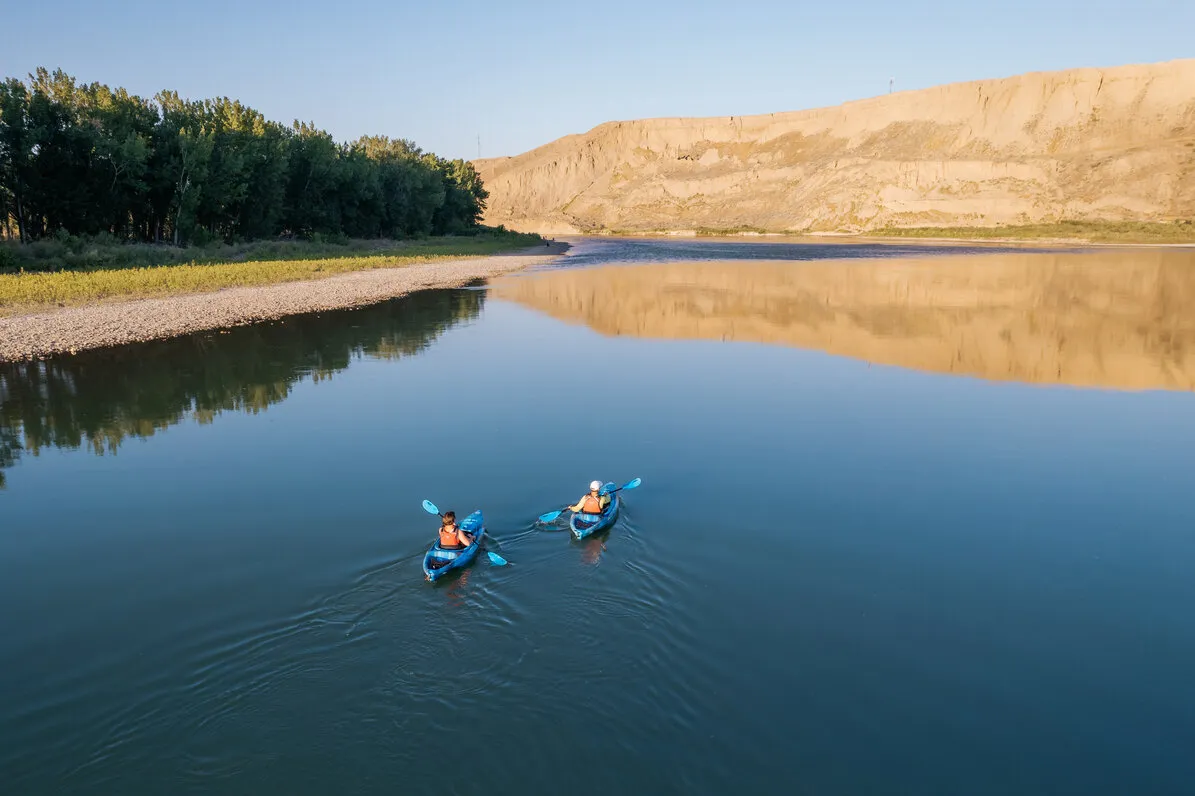 The South Saskatchewan River in Medicine Hat.