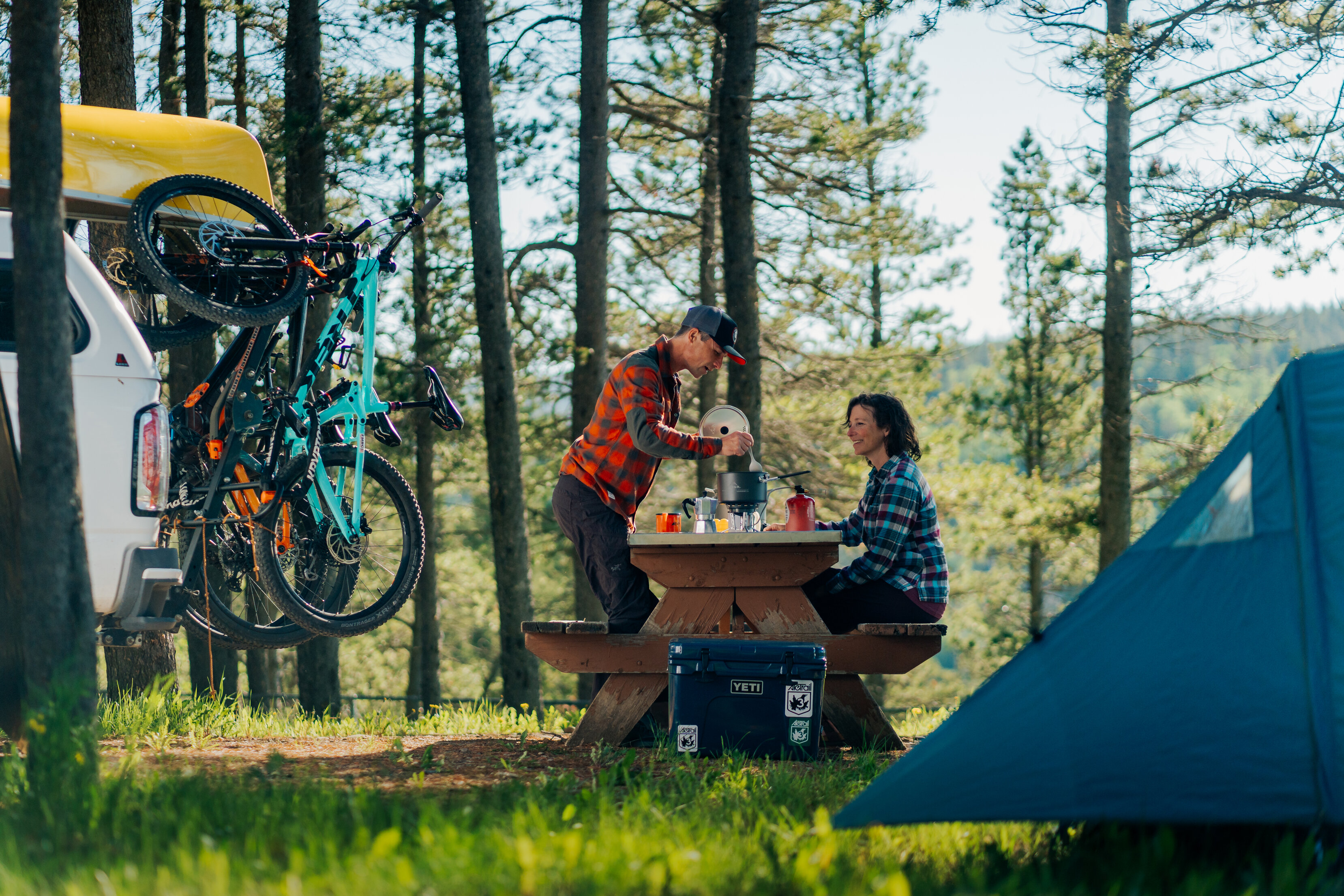 Camping in the Southern Alberta back country