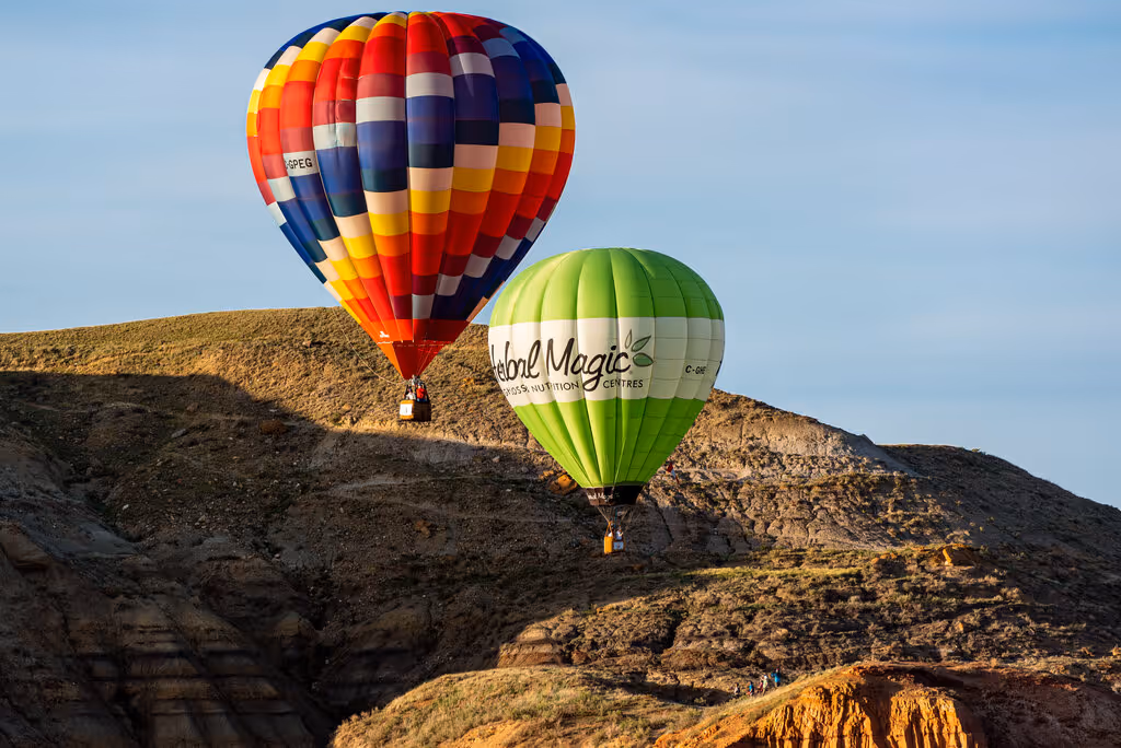 Rise Up Hot Air Balloon Festival, Medicine Hat, Alberta.