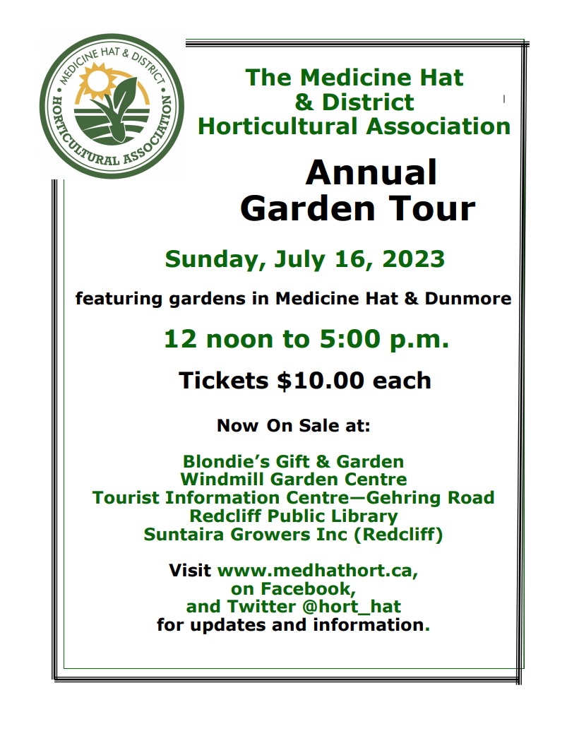 Medicine Hat & District Horticultural Association Garden Tour