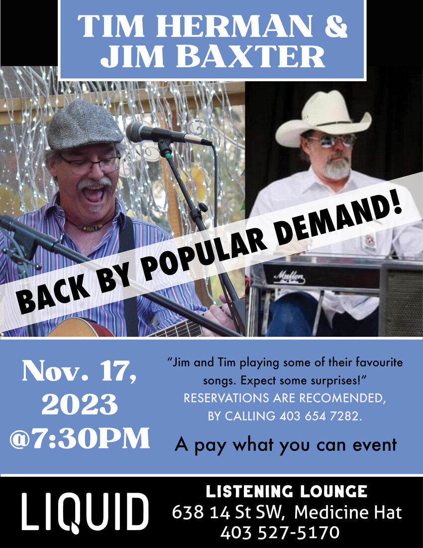 JIM BAXTER & TIM HERMAN Back by Popular Demand