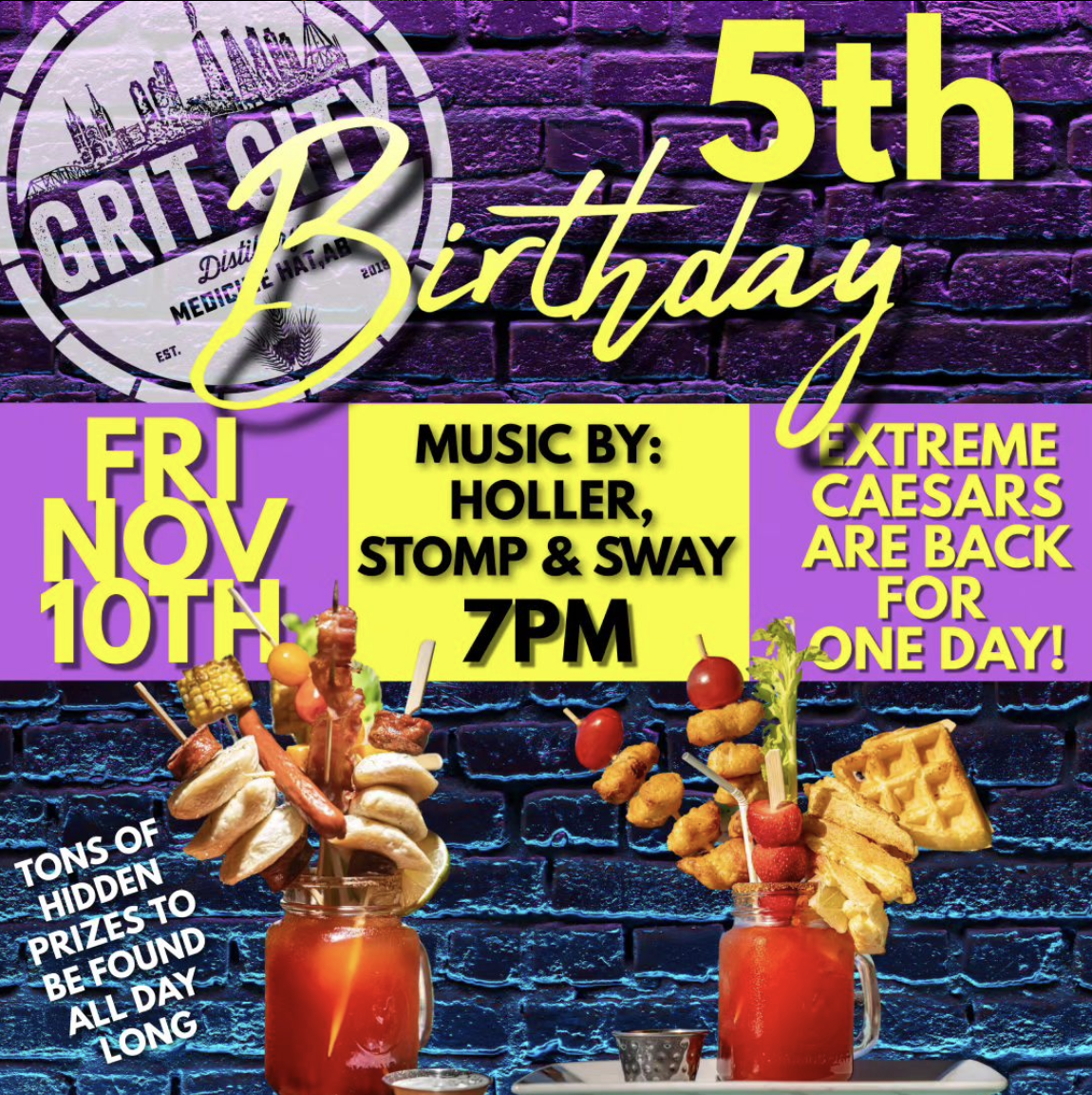 Grit City Distillery's 5th Birthday
