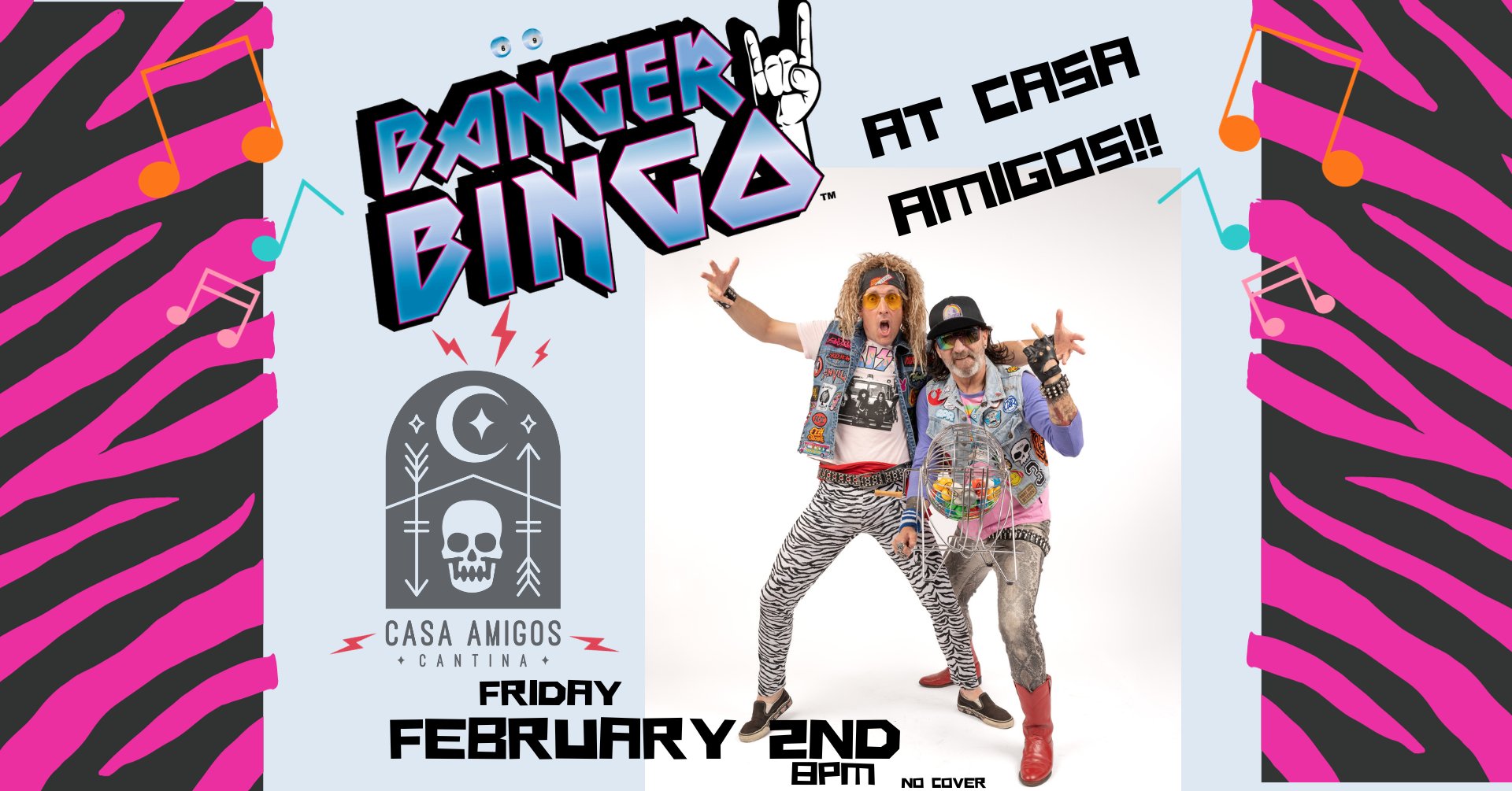 Banger Bingo at Casa Amigos