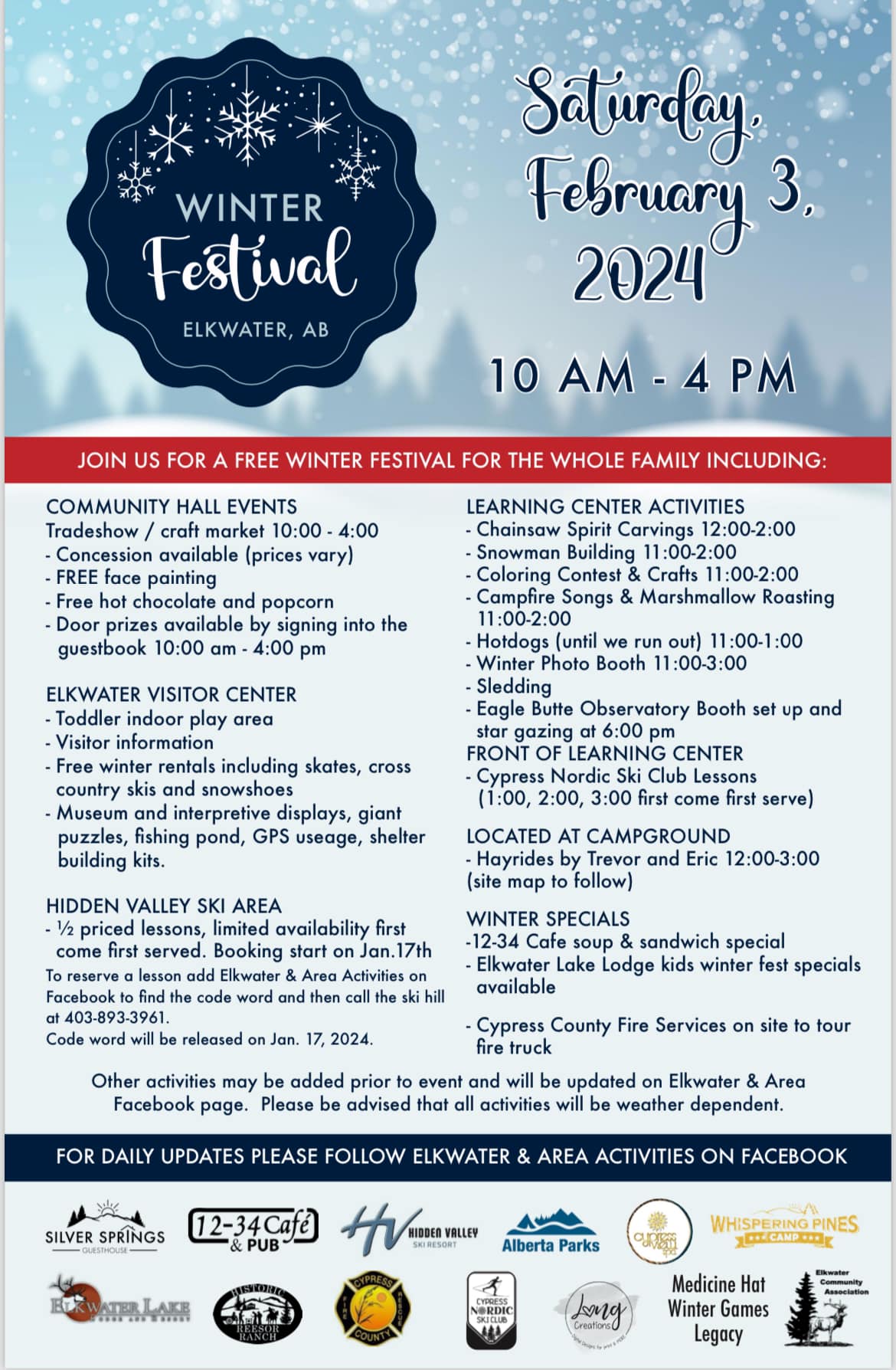 Winter Festival in Elkwater