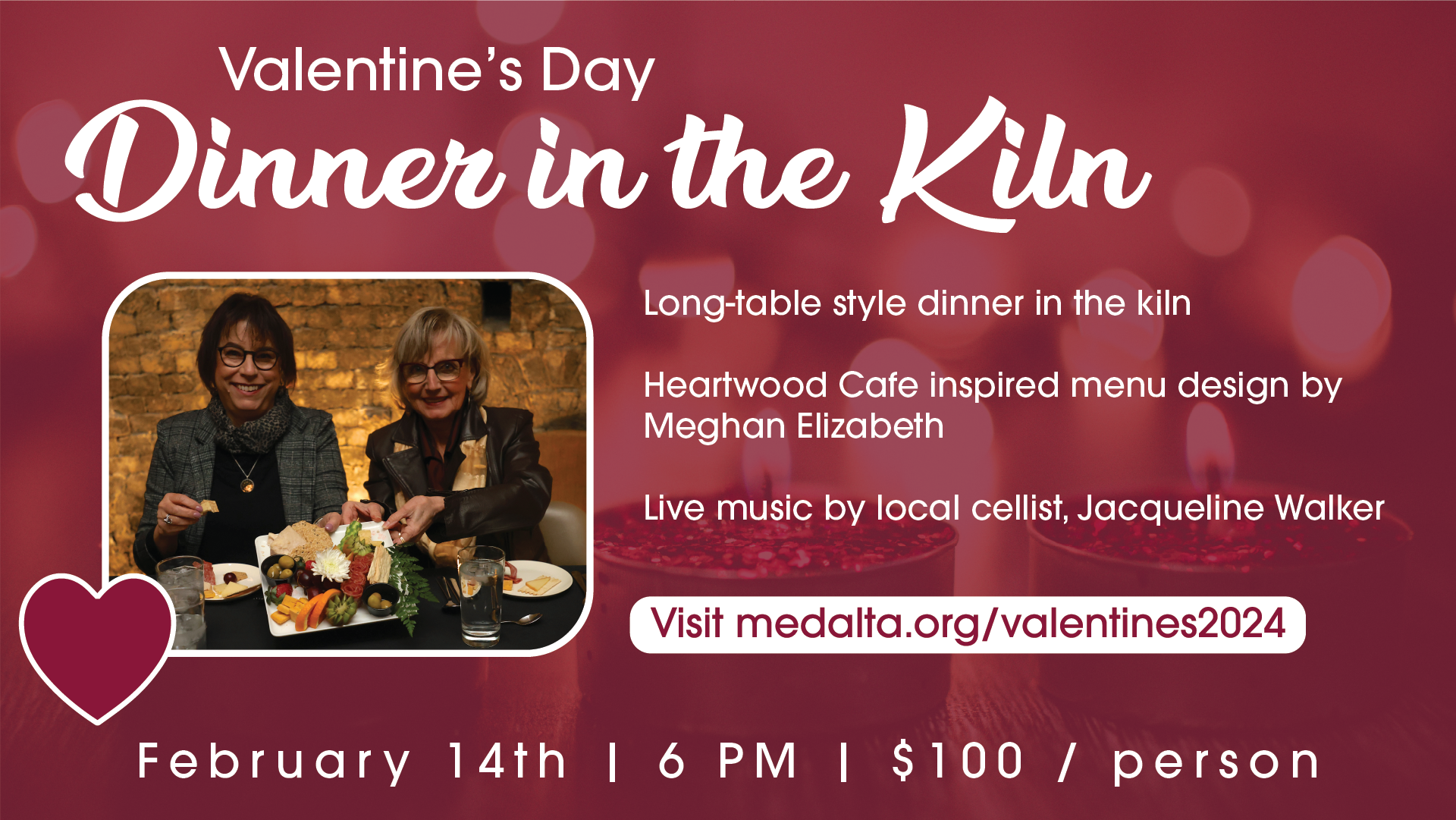 Valentine's Day Dinner in The Kiln @ Medalta