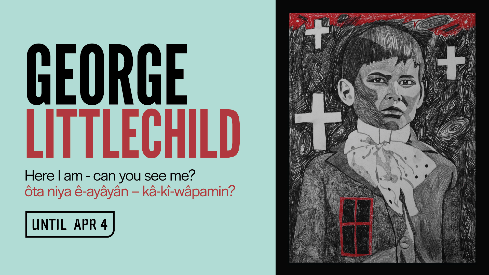 George Littlechild: Here I am - can you see me?