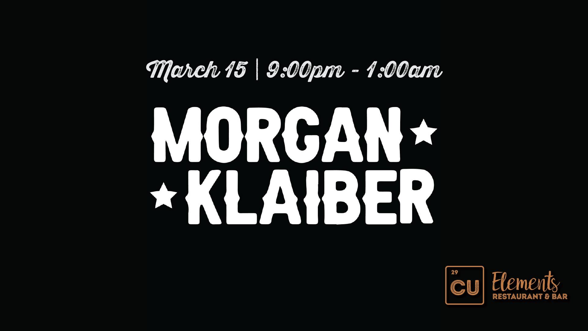 Morgan Klaiber - Live