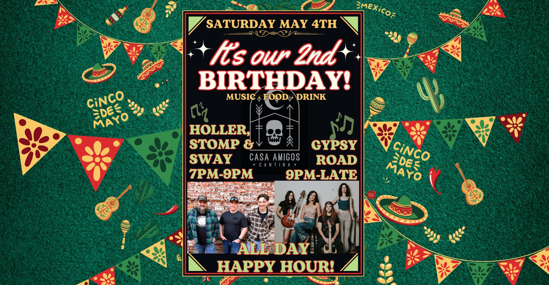 Casa Amigos Cantina 2nd Birthday!!