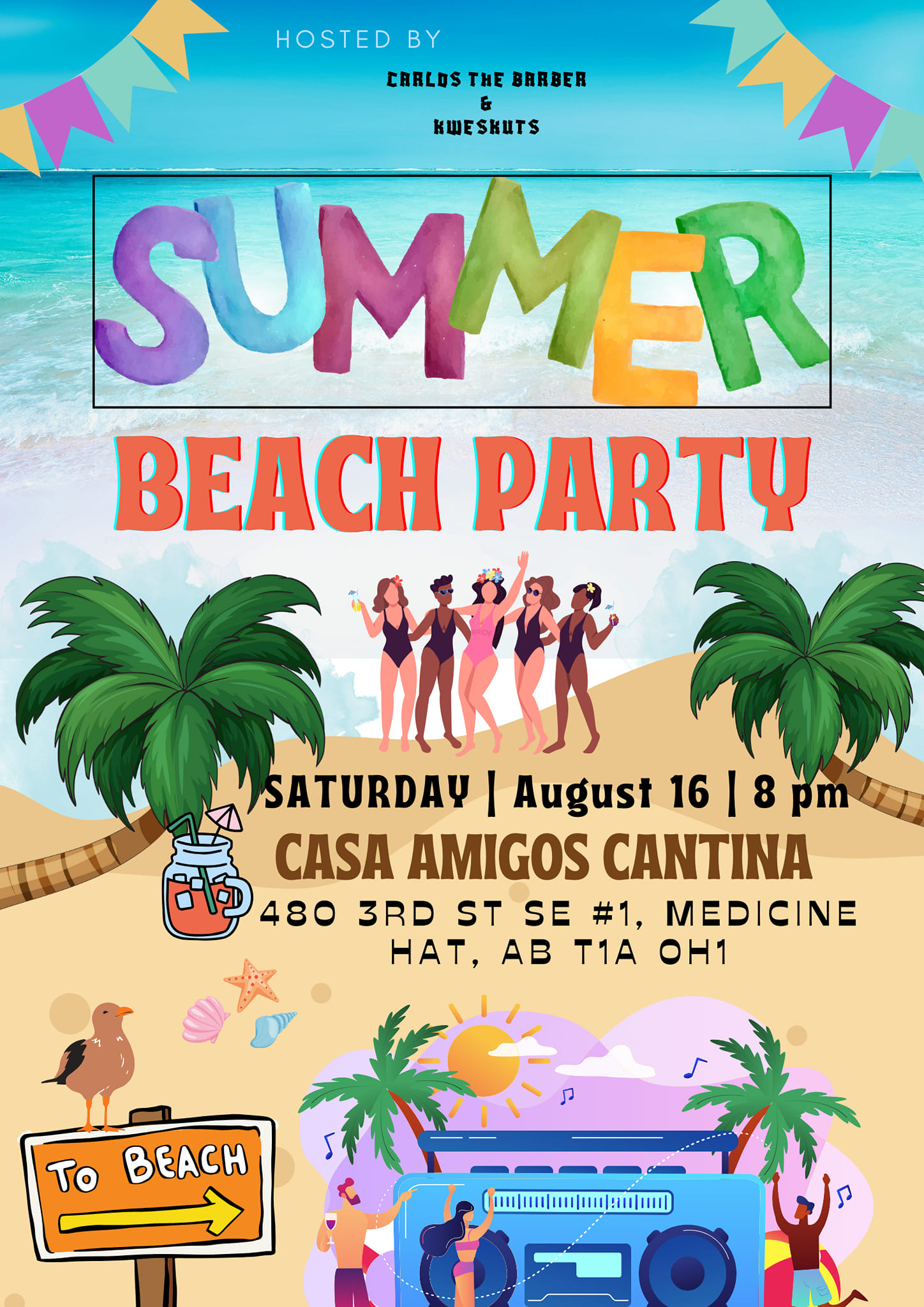 Summer Beach Theme Party