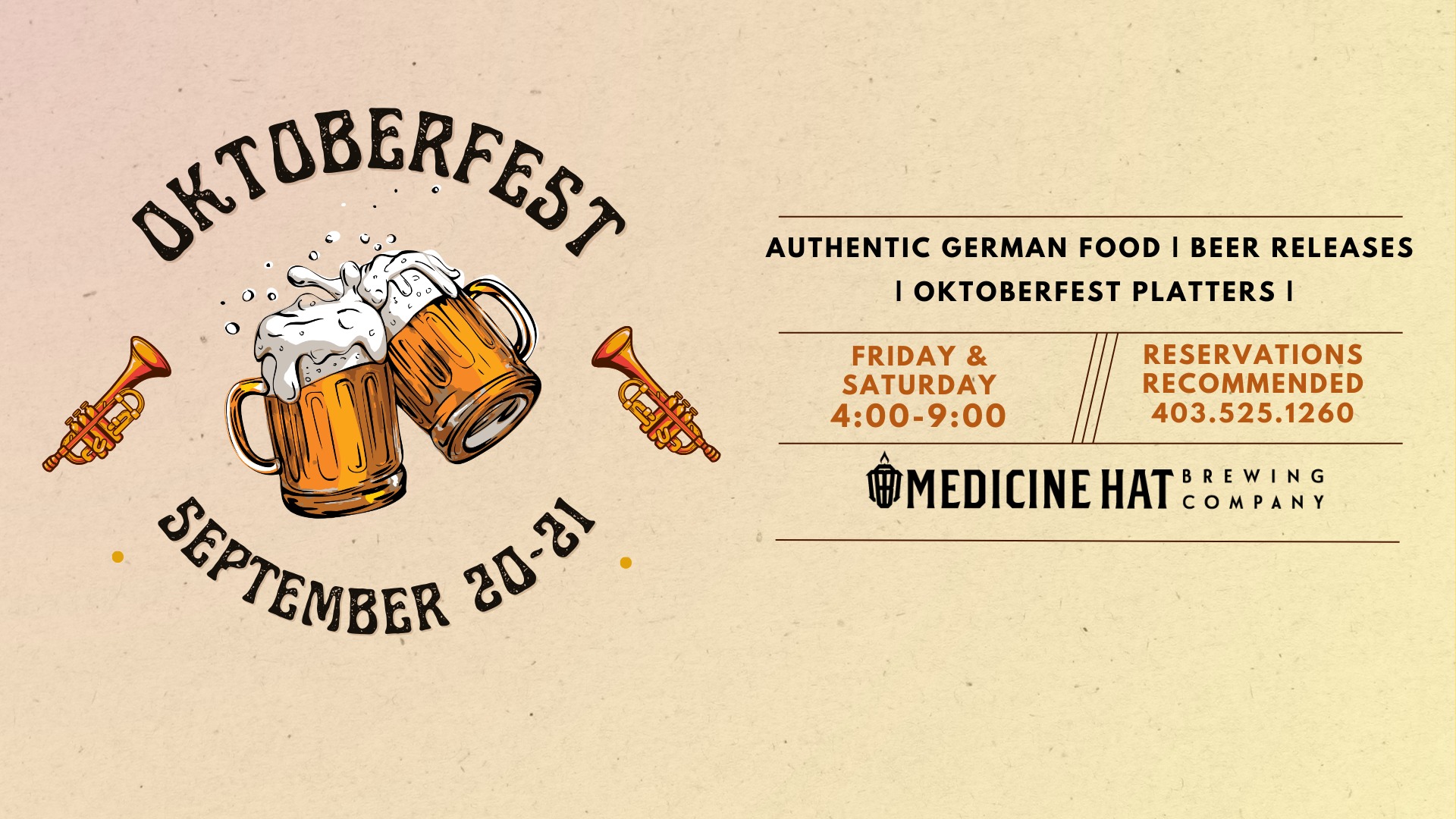 Oktoberfest at Medicine Hat Brewing Company