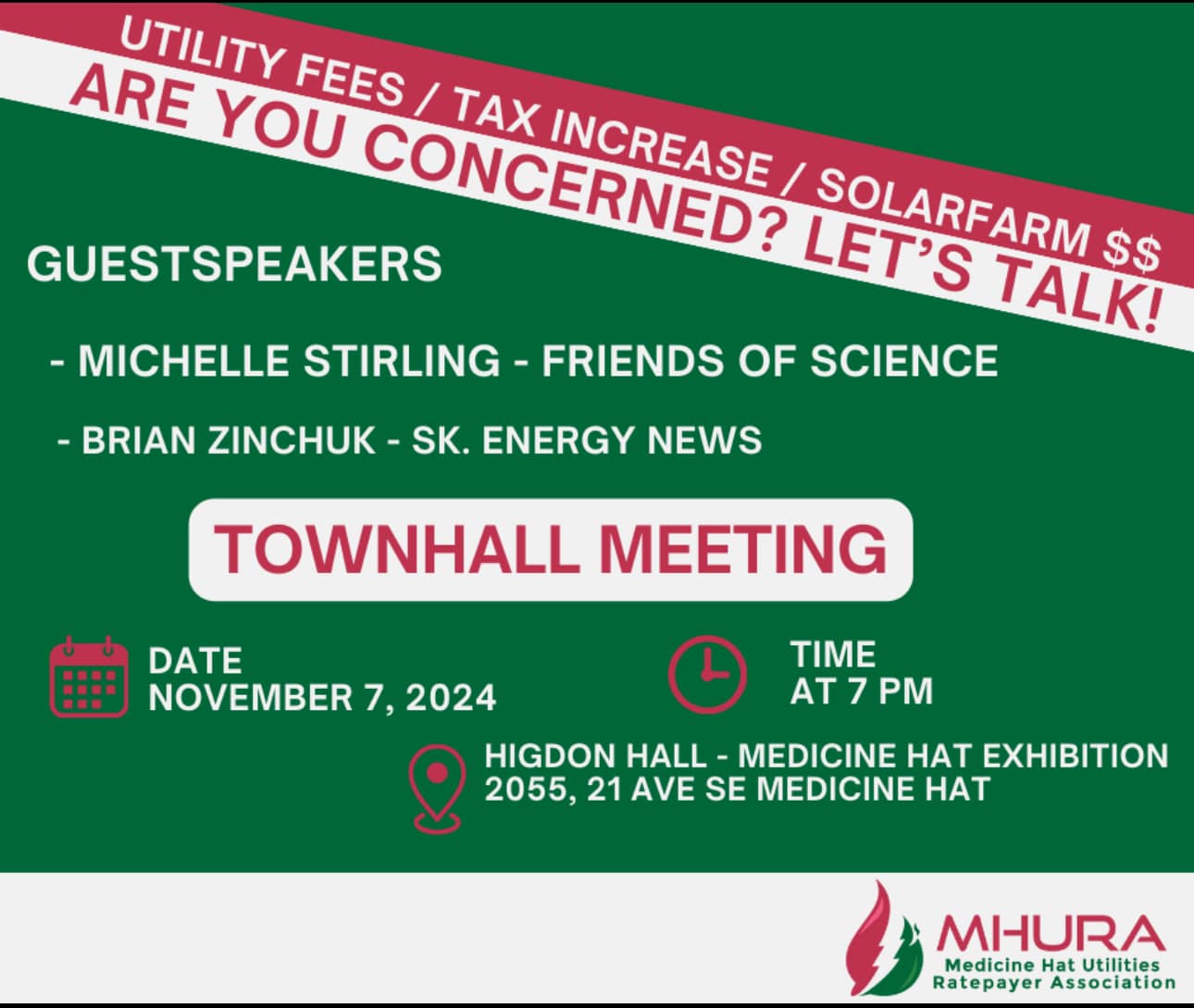Medicine Hat Utilities Ratepayer Association Townhall Meeting