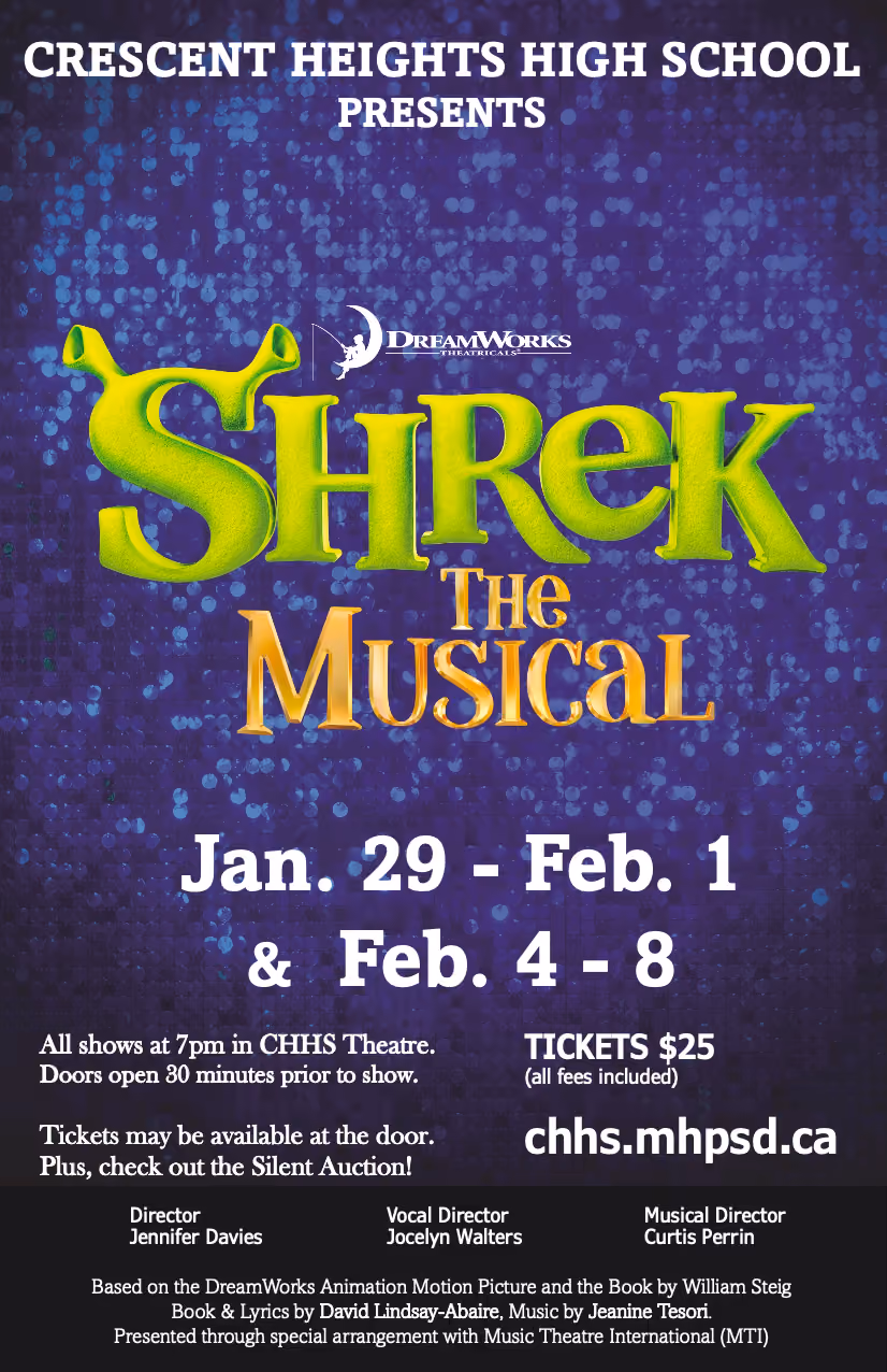 CHHS presents:  SHREK the Musical