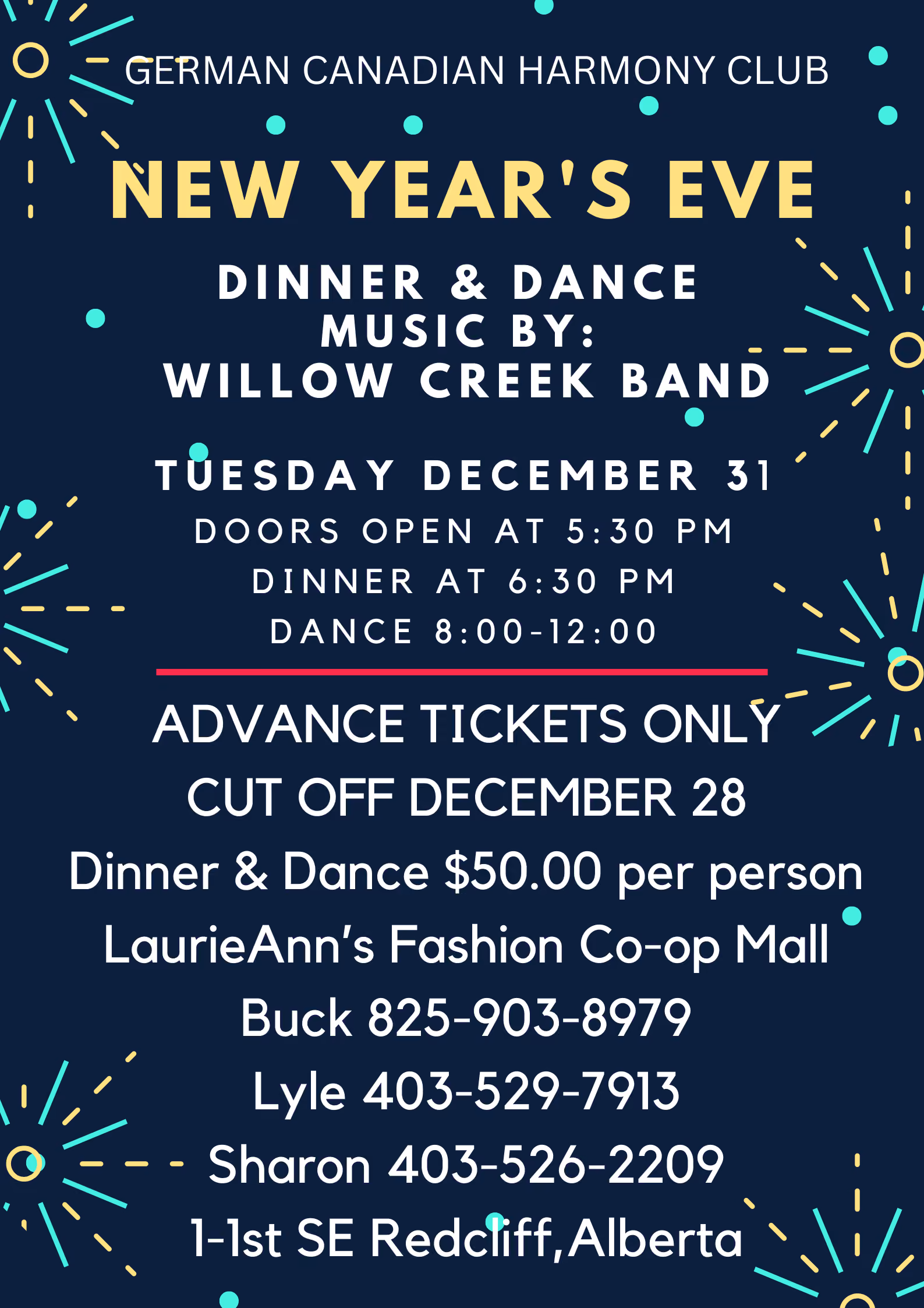 New Year's Eve Dinner & Dance