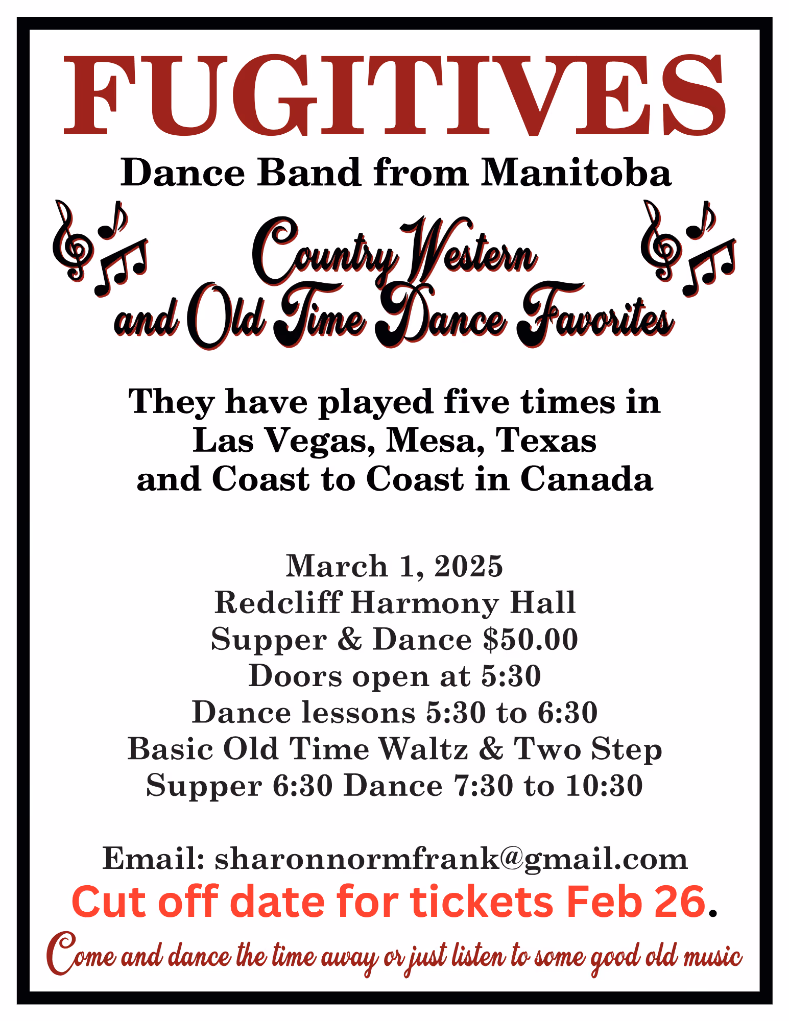 Fugitives Dance and Dinner Party