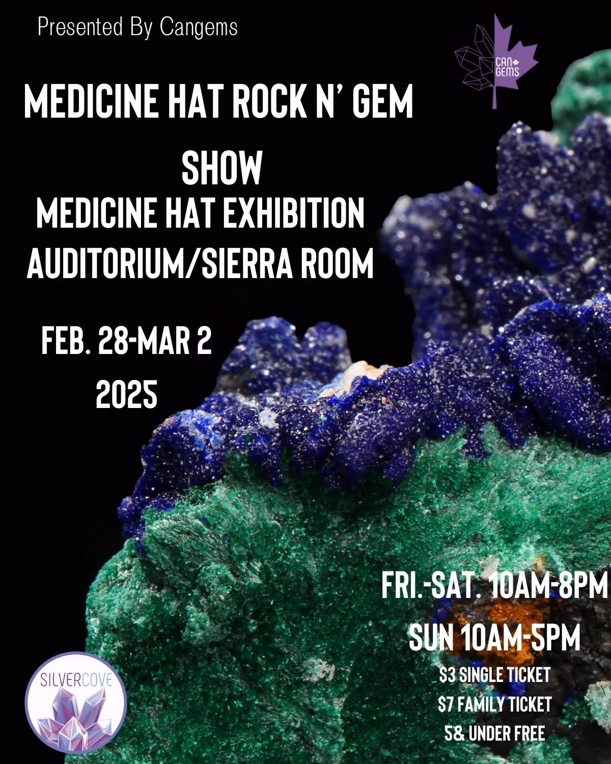 Silver Cove Medicine Hat Rock N' Gem Show