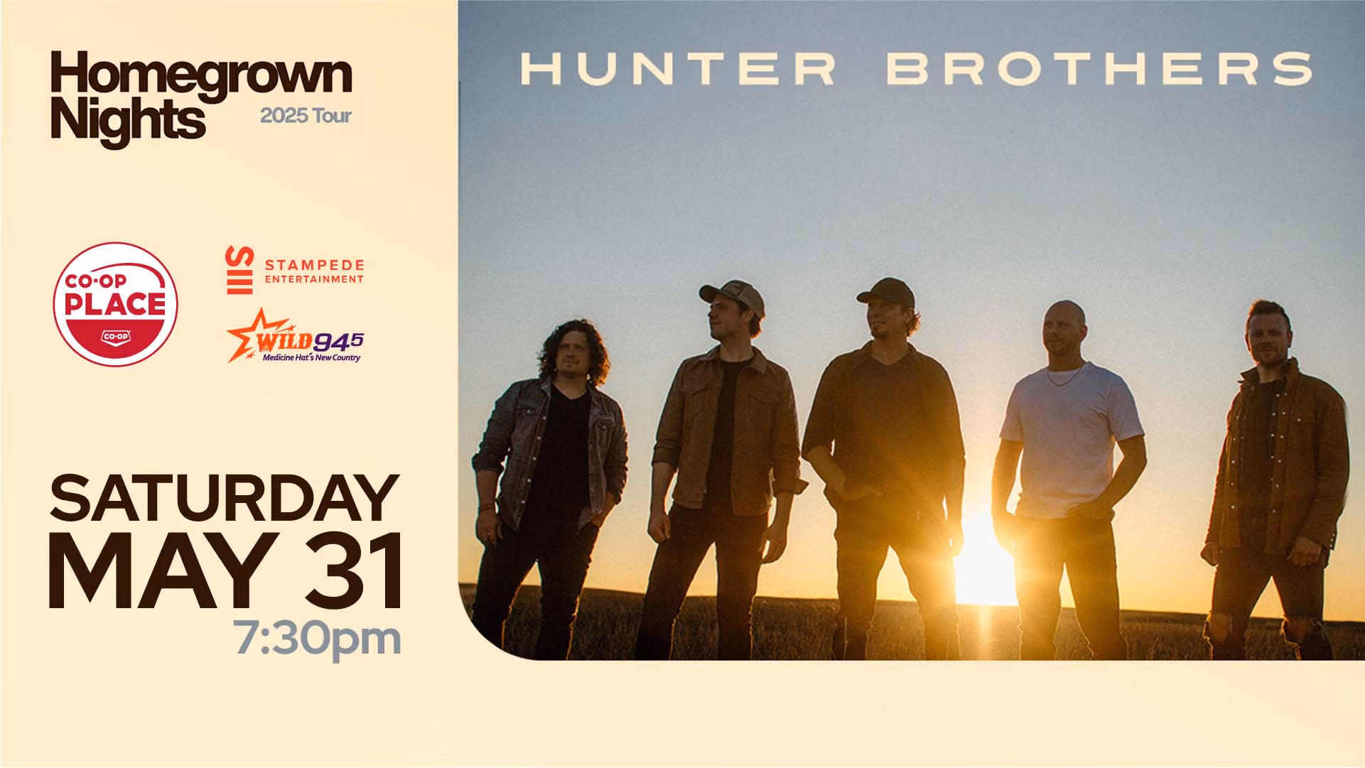 Hunter Brothers 25’ Homegrown Nights Tour