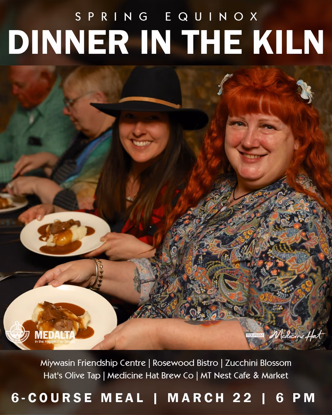 March Dinner in the Kiln