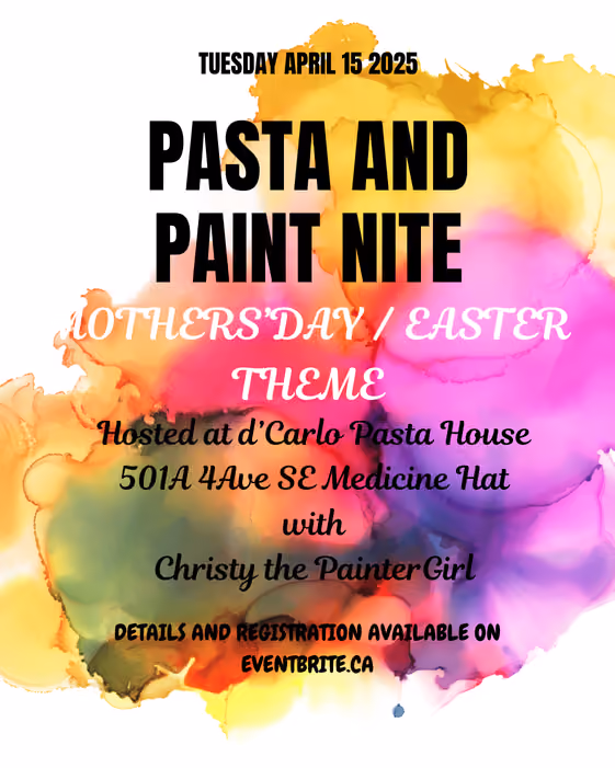 Pasta and Paint Night