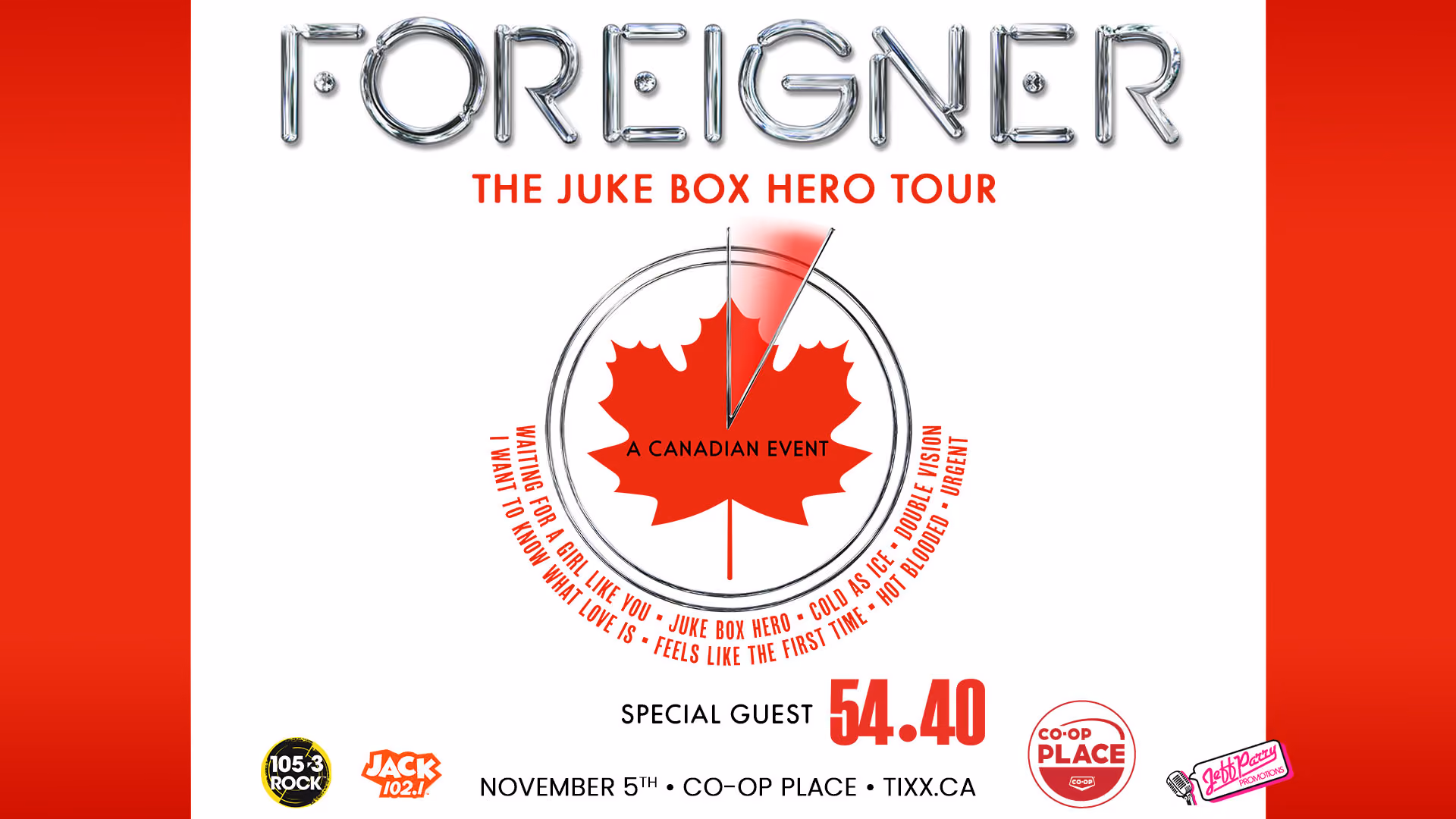 Foreigner - The Juke Box Hero Tour