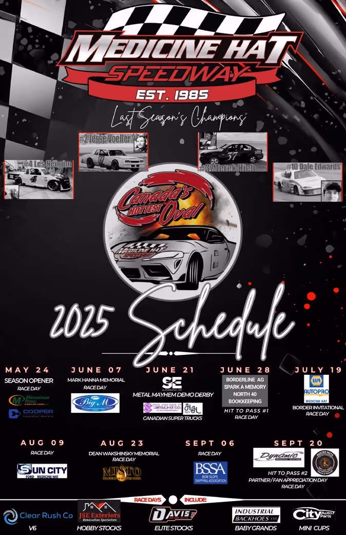  Medicine Hat Speedway Season 2025 Opener Raceday