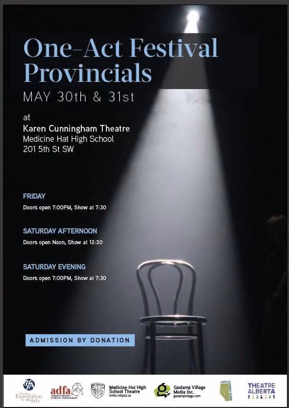 Alberta Dramatic Festival Association Provincial One Acts | 2025