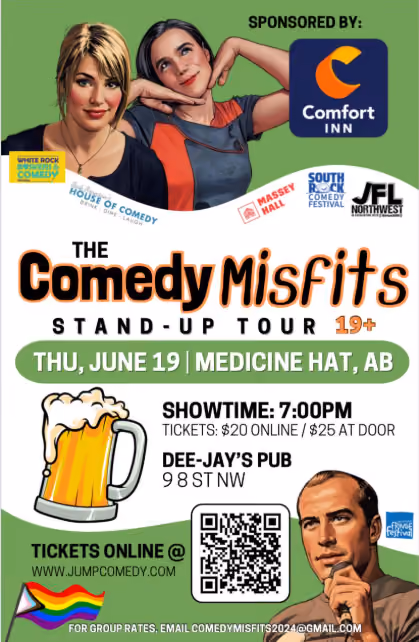 The Comedy Misfits Stand-Up Tour | June 19th, 2025