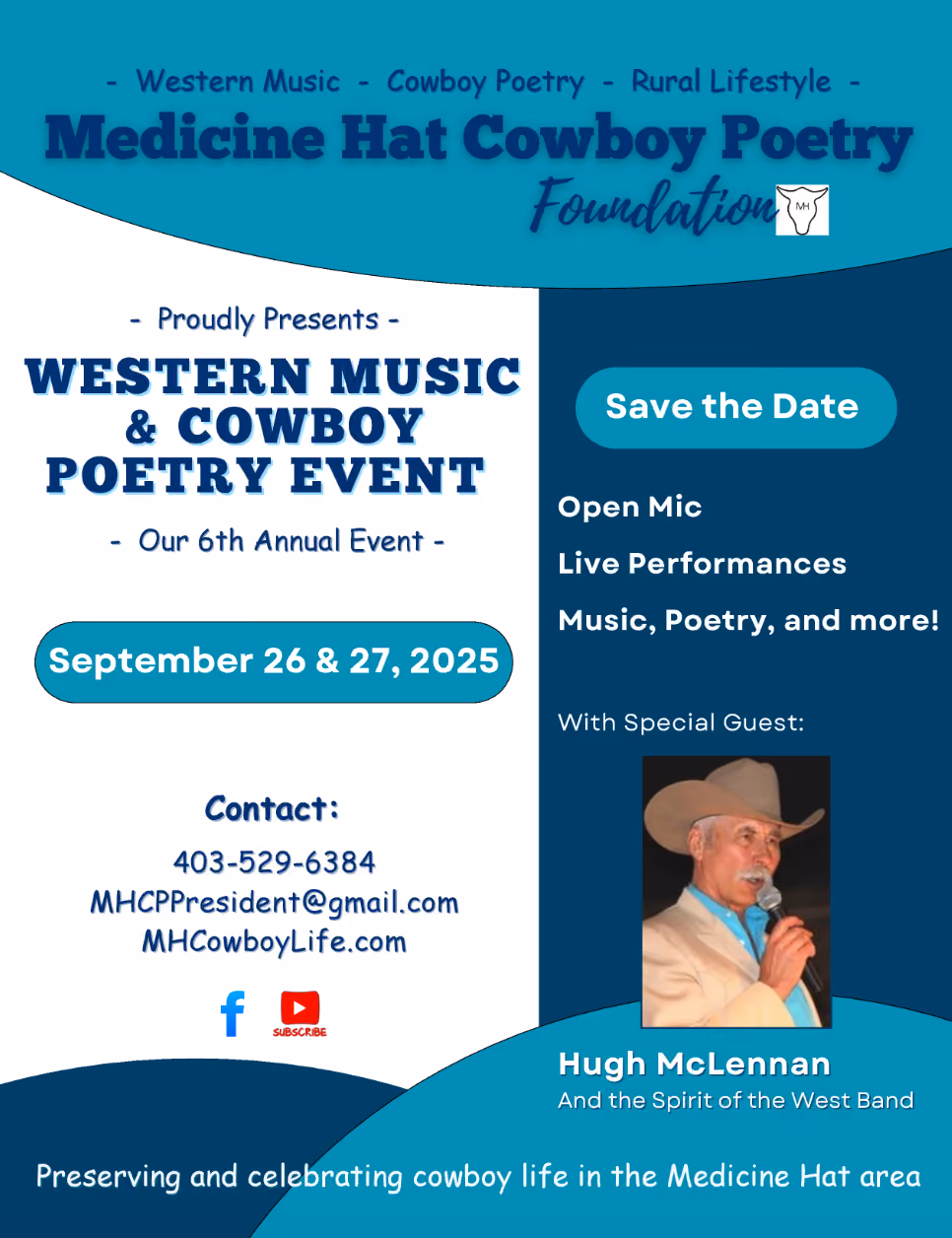 Western music & cowboy poetry event | 2025