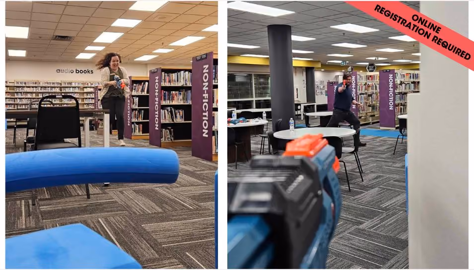 Reconnecting to Play: Nerf Guns (ages 19+) I June 13