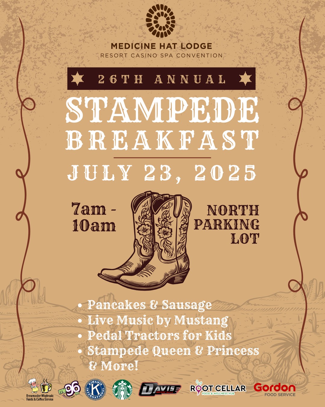 Medicine Hat Lodge Free Pancake Breakfast