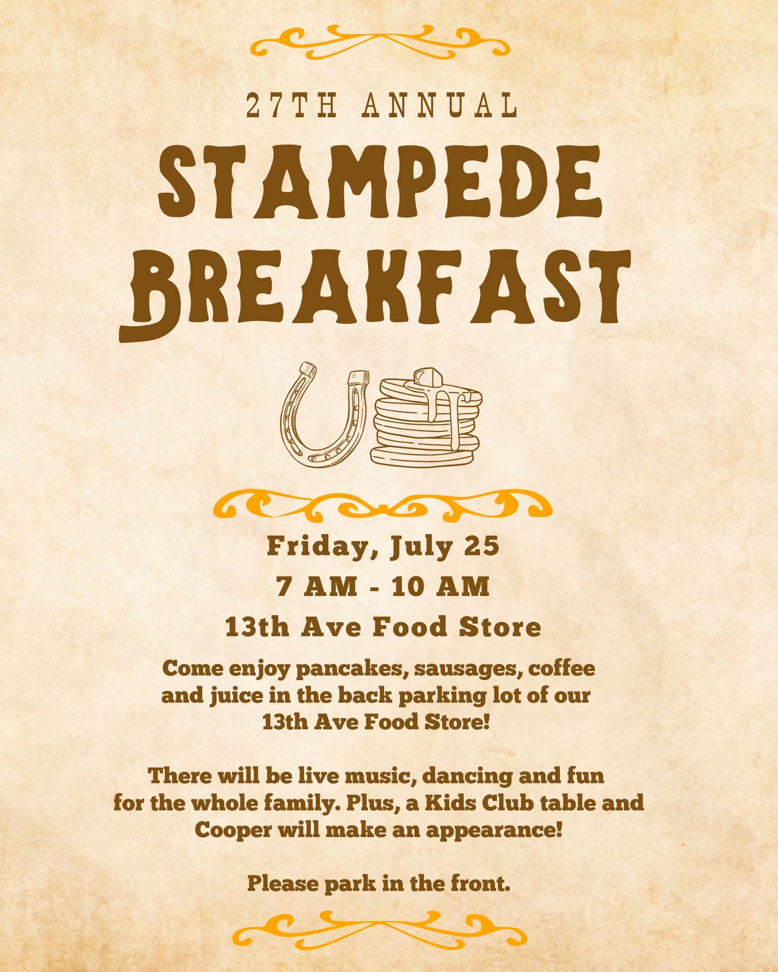 South Country Co-op Free Pancake Breakfast