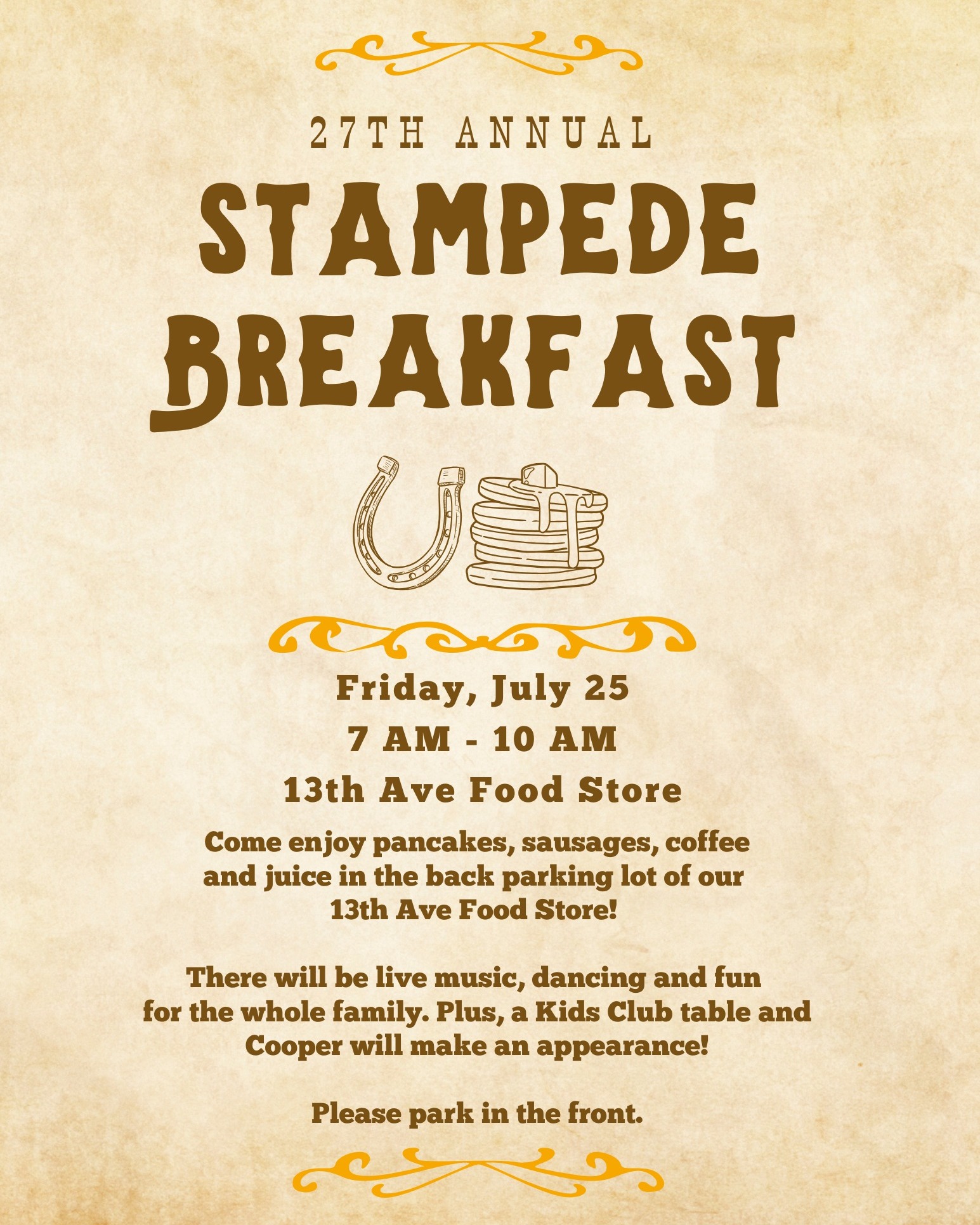 South Country Co-op Free Pancake Breakfast