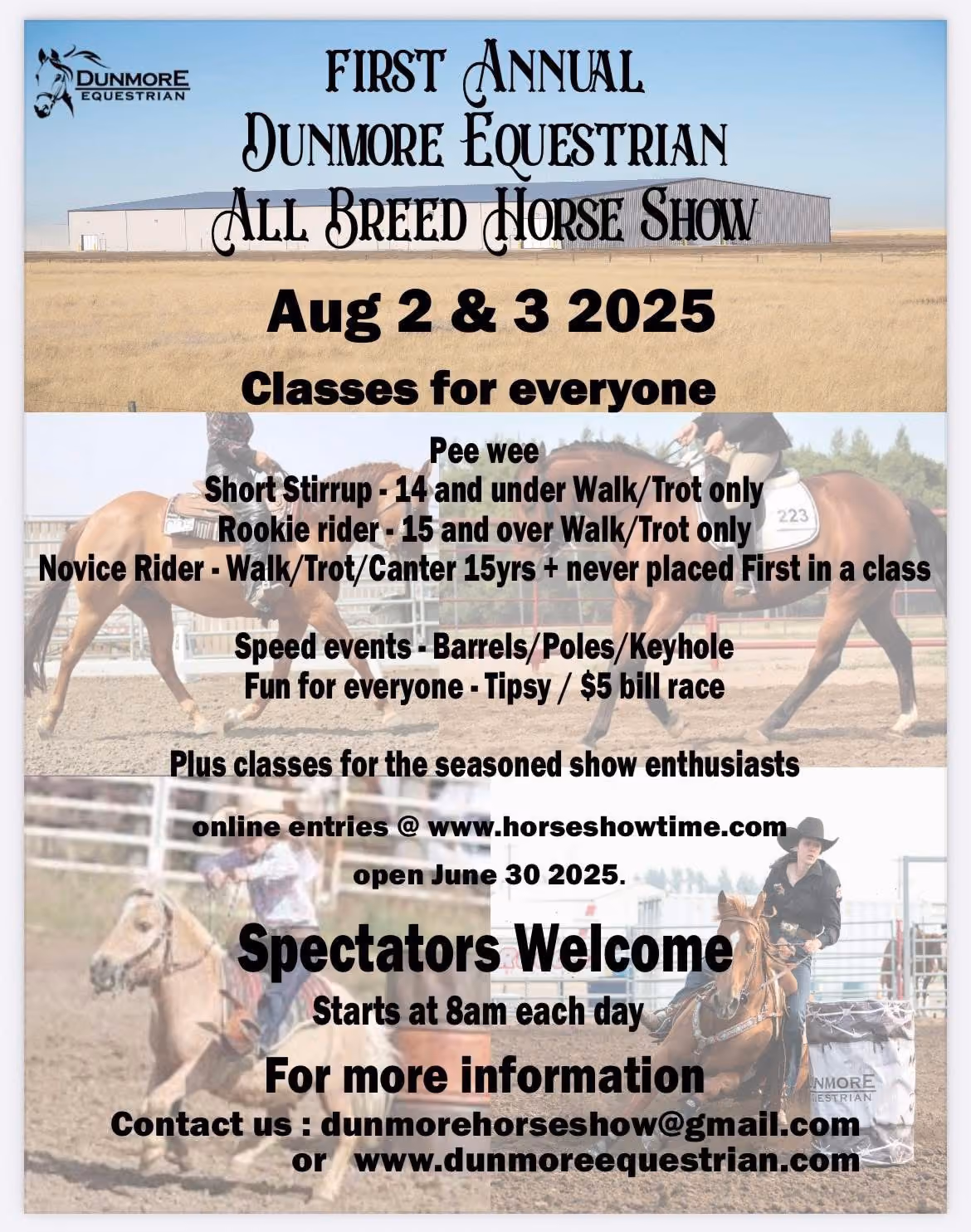 Dunmore Equestrian All Breed Horse Show