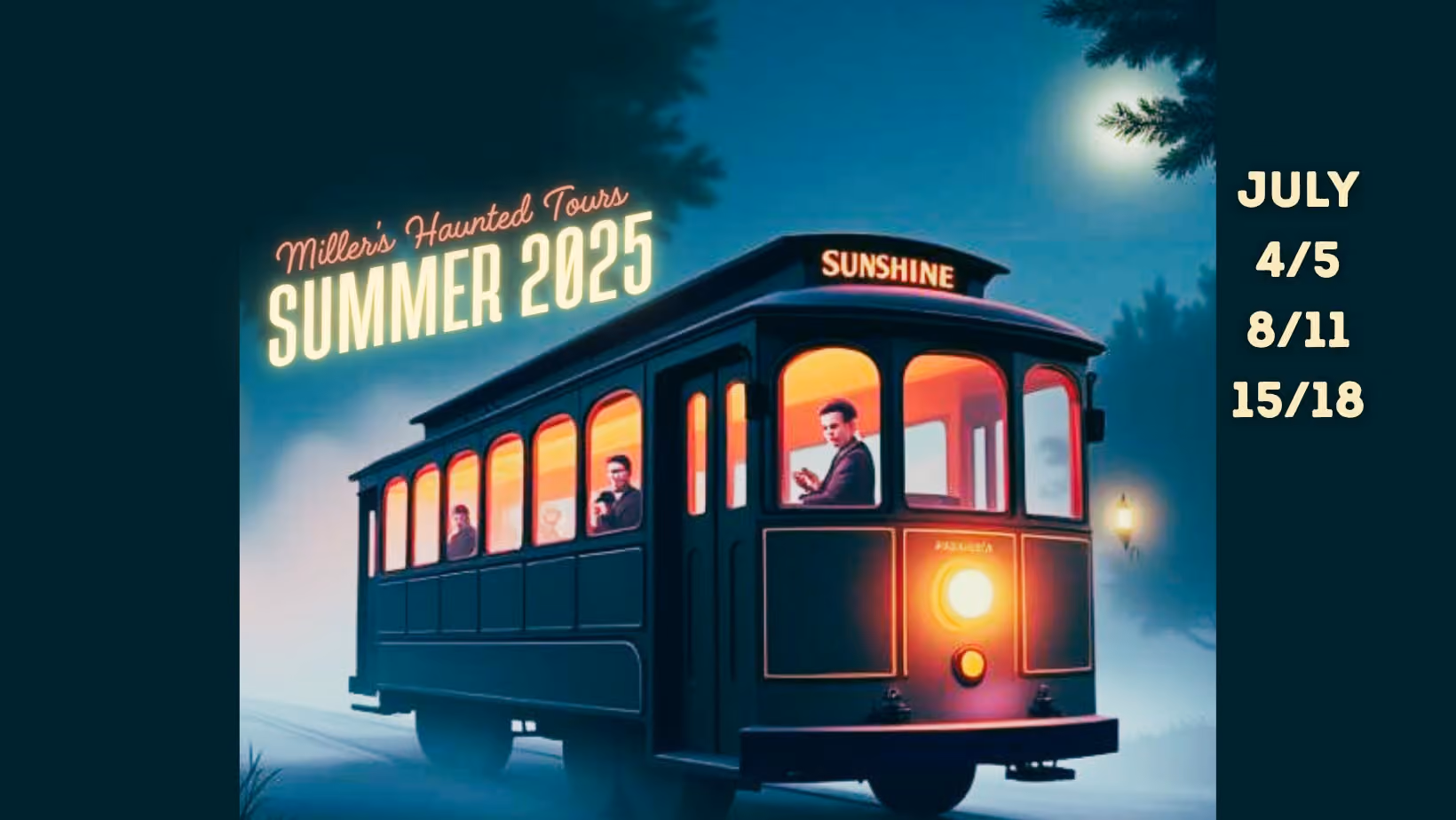 Haunted Trolley Tour: August 1, 2025
