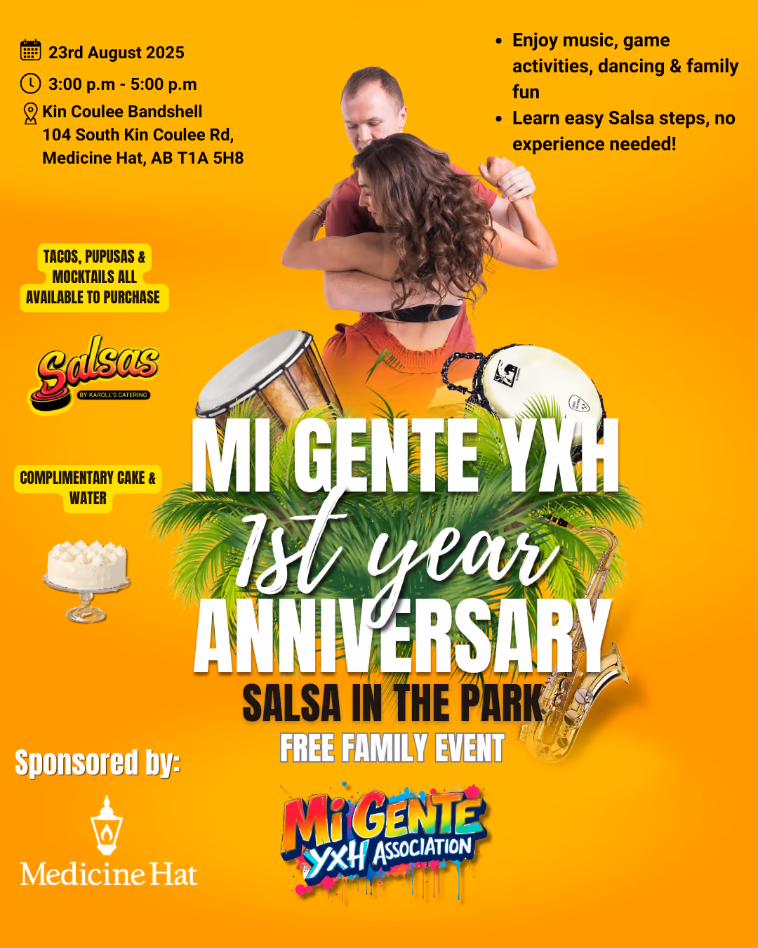 Mi Gente YXH 1st year anniversary - Salsa in the Park