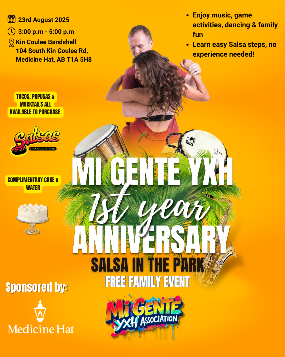 Mi Gente YXH 1st year anniversary - Salsa in the Park