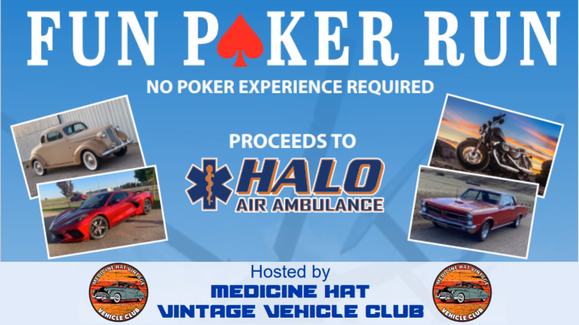 4th Annual FUN POKER RUN Hosted by Medicine Hat Vintage Vehicle Club