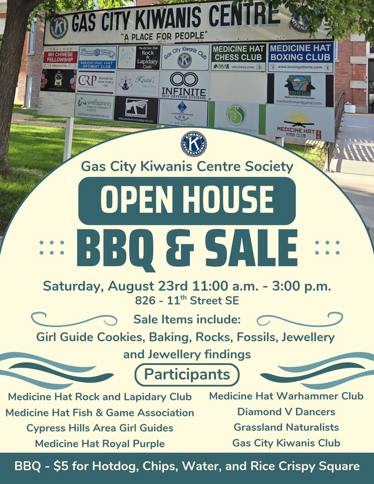 Gas City Kiwanis Centre Society Open House, BBQ & Sale