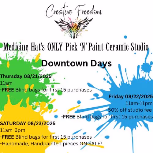 Downtown Days with Creative Freedom Art Hub