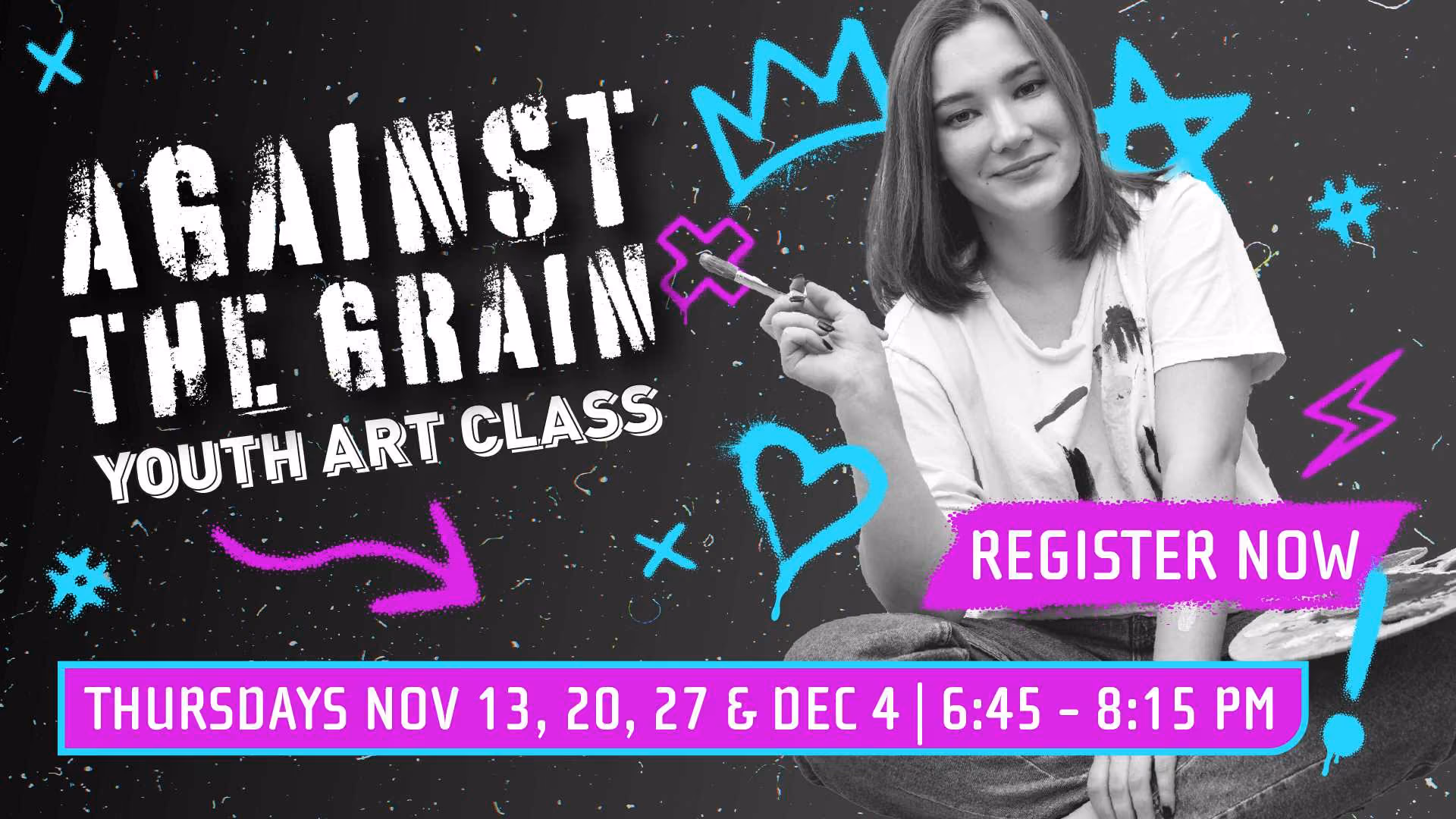Against the Grain Youth Art Class - Fall 2025