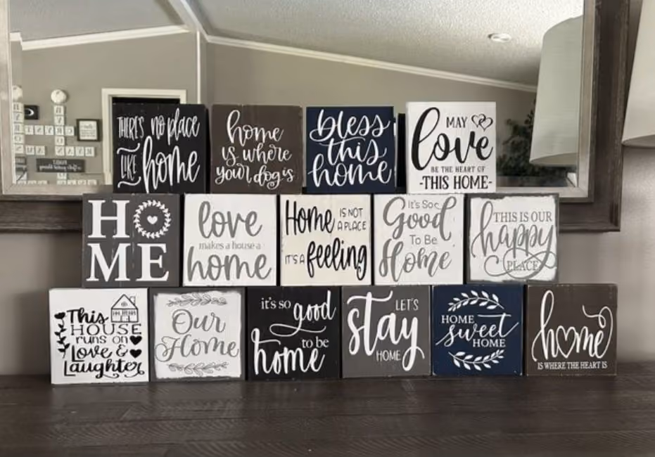 Fun Night Making 6 Mini Signs