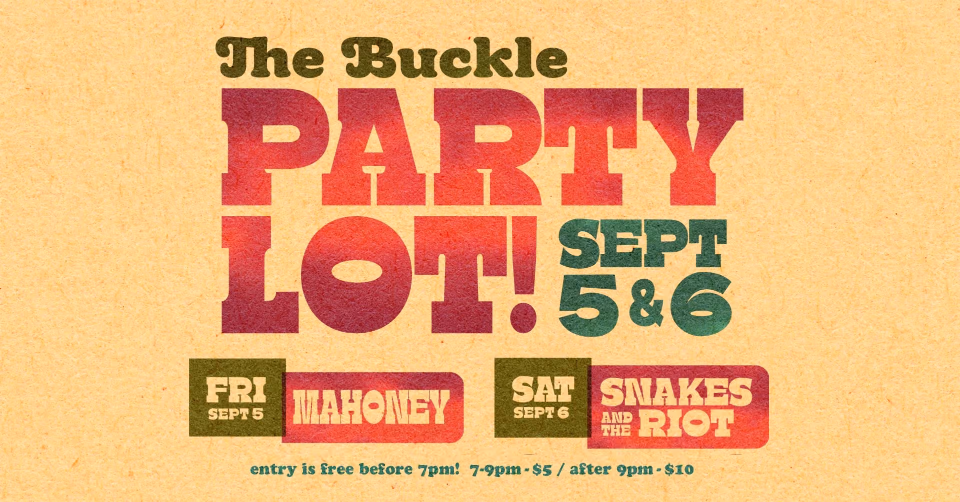 Party Lot @ The Buckle