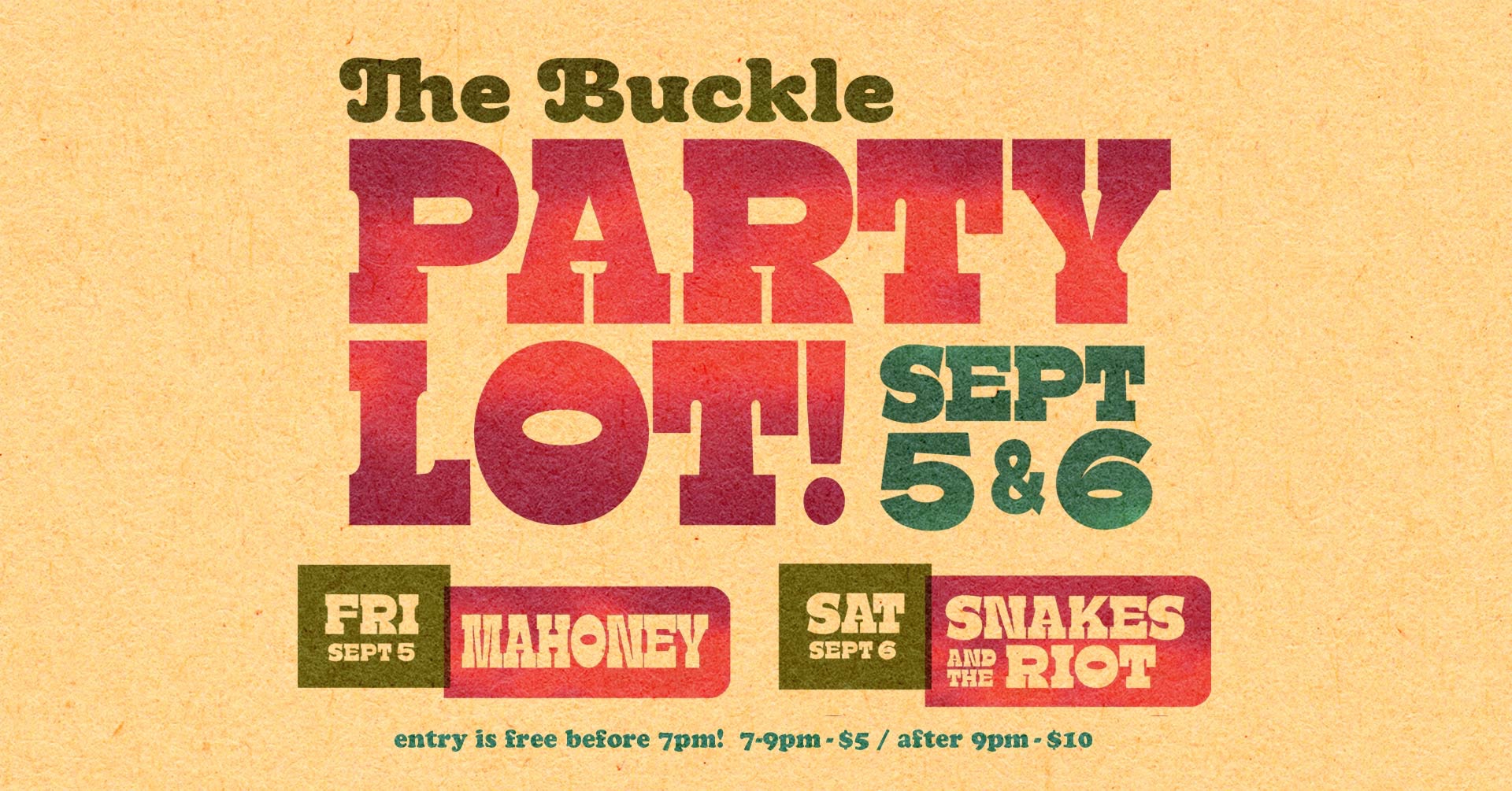 Party Lot @ The Buckle
