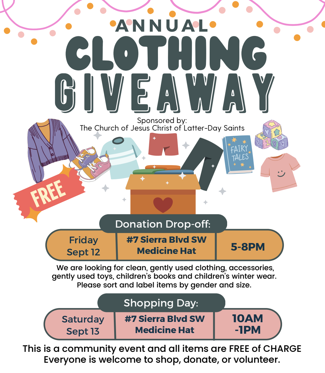 Community Clothing Giveaway