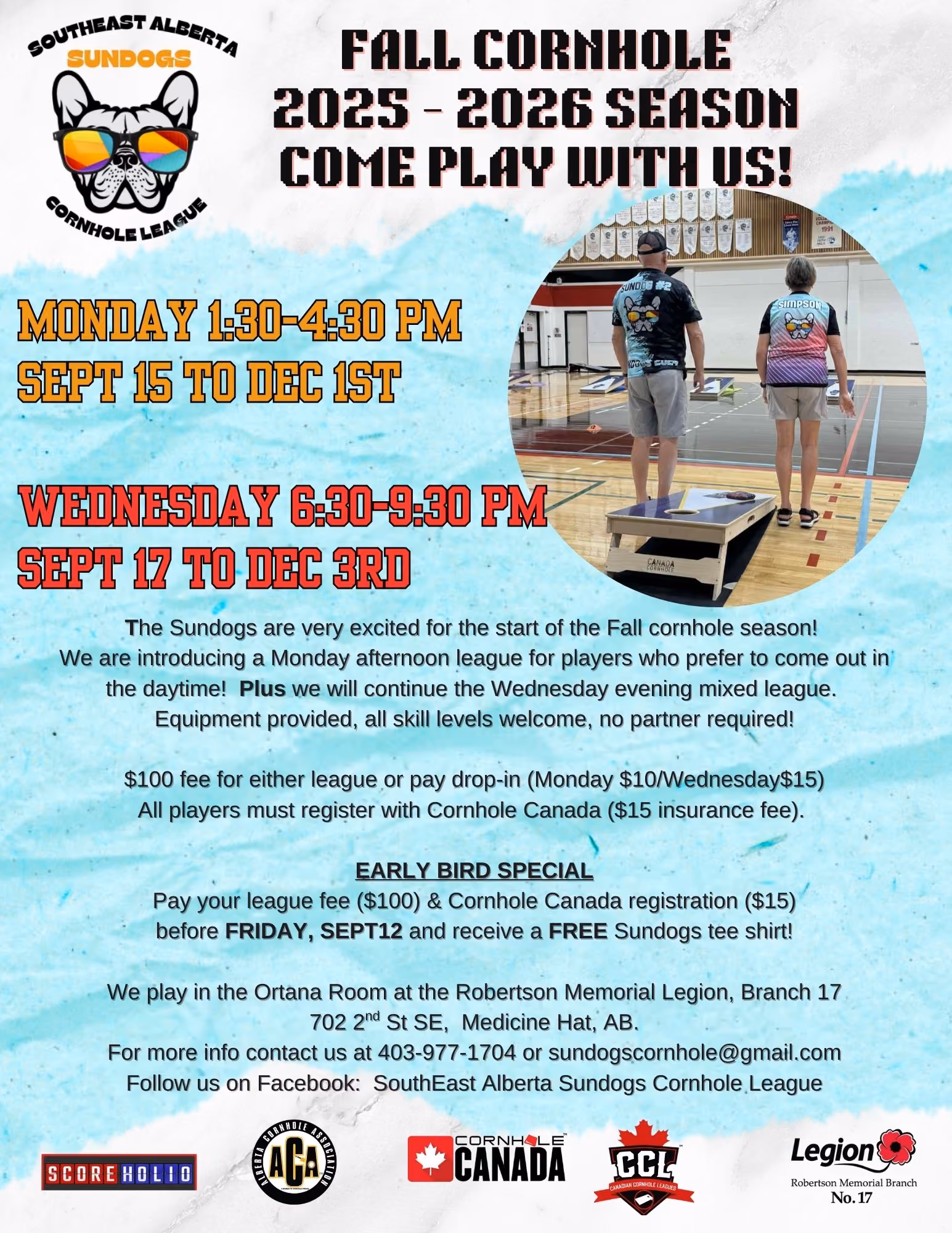SouthEast Alberta Sundogs Cornhole League