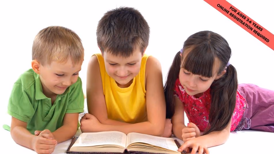 Family Storytime for Preschoolers (ages 3-6 years)