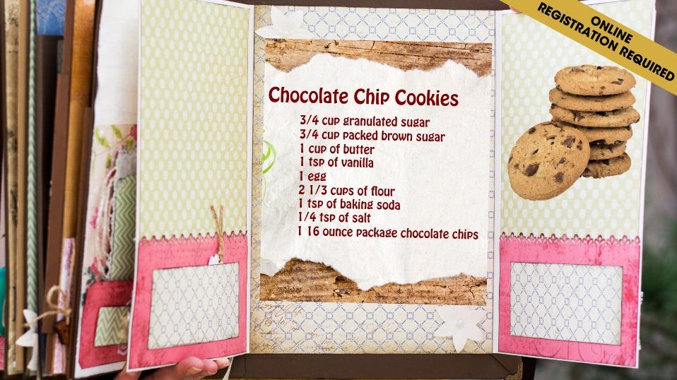 Recipe Swap and Scrapbook I Sept. 23 (adults)