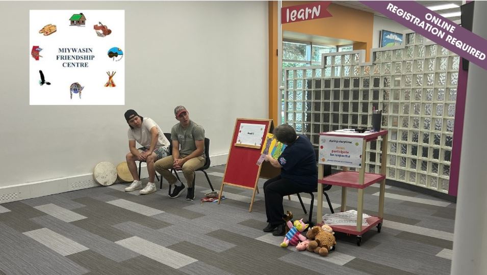 Storytime and Playtime with the Miywasin Friendship Centre I Sept. 29 (ages 3-6)