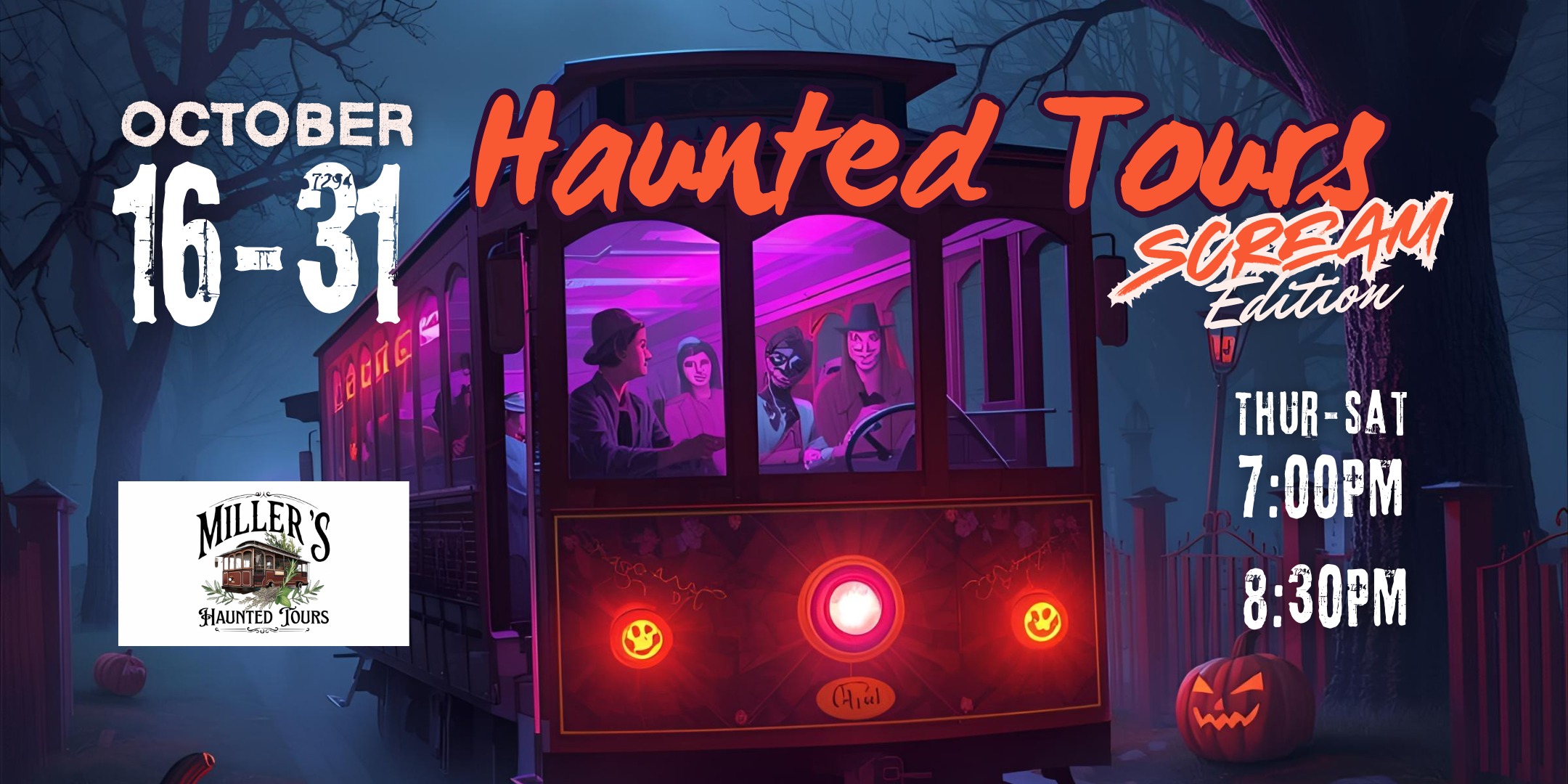 Miller’s Haunted Tour: Scream Edition, and St. Dymphna’s Haunted House