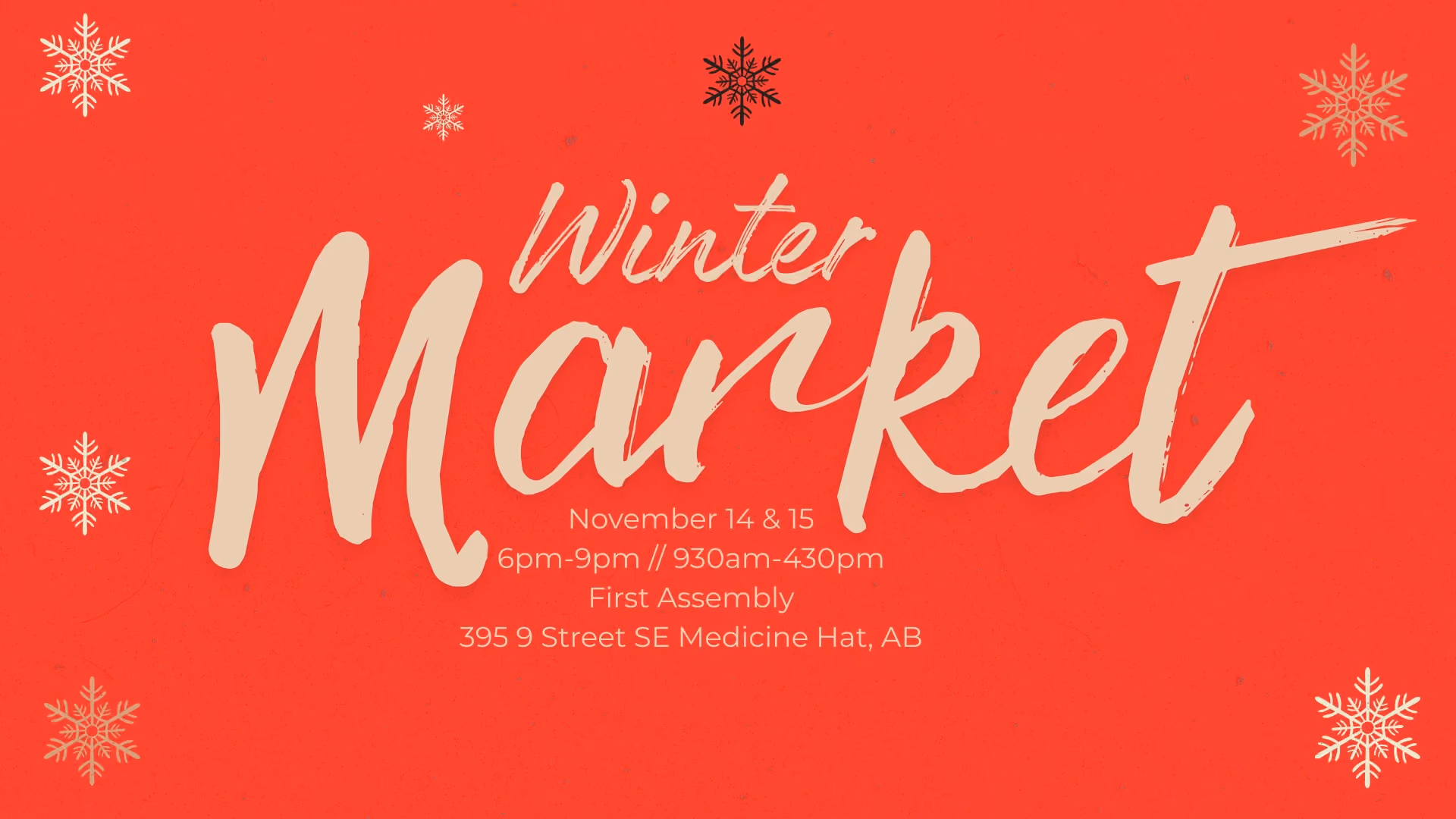 2025 Winter Market @ First Assembly